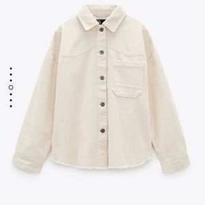 Zara corduroy over shirt